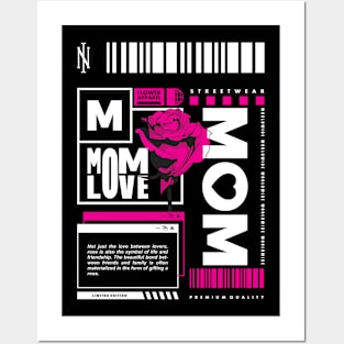 Mom Love | Streetwear Style Posters and Art